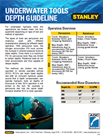 Depth Guide for Underwater Tools